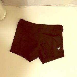 Cheer/Dance stretch shorts + free top!